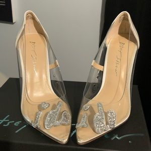Blue by Betsey Johnson “i do” SB Demi Heels